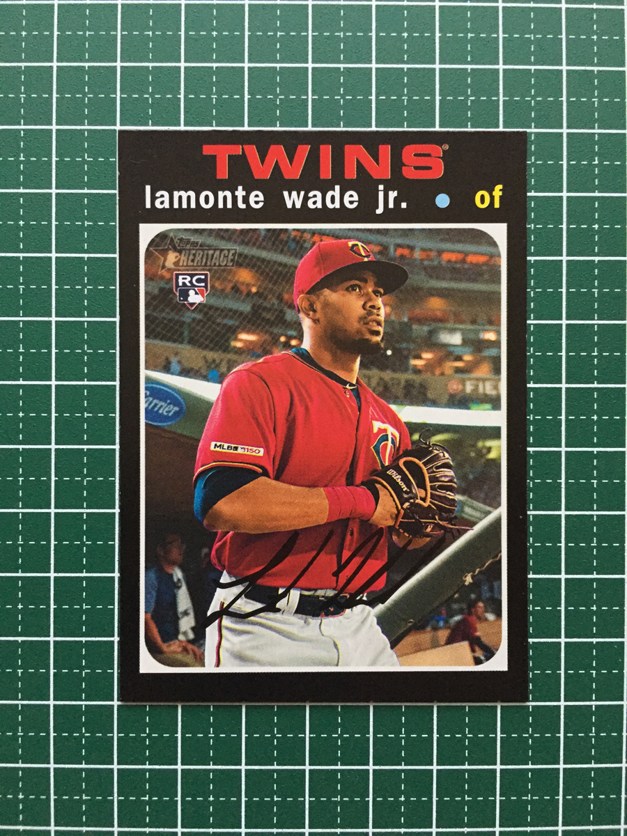 ★TOPPS MLB 2020 HERITAGE HIGH NUMBER #575 LAMONTE WADE JR.［MINNESOTA TWINS］ベースカード ルーキー RC 20★_画像1