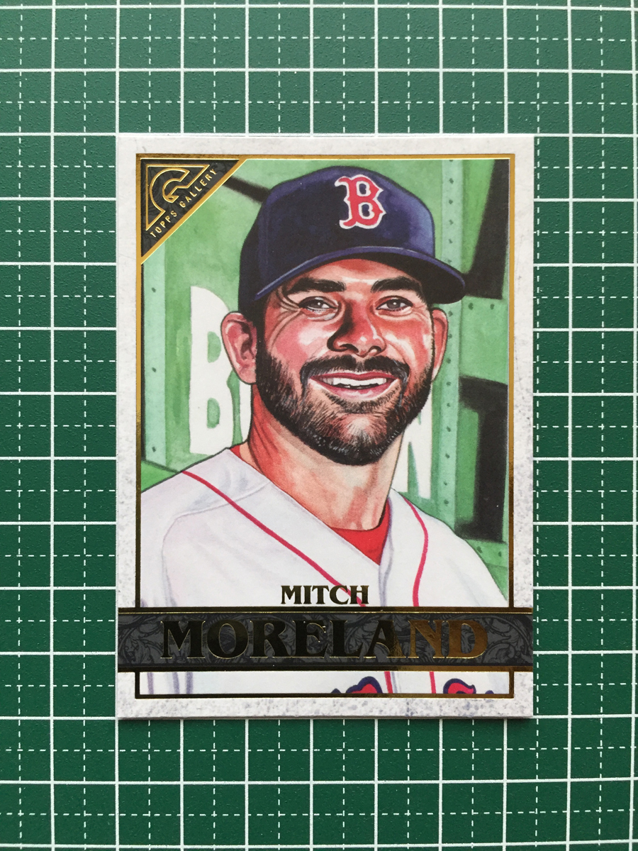 ★TOPPS MLB 2020 GALLERY BASEBALL #84 MITCH MORELAND［BOSTON RED SOX］ベースカード 20★_画像1