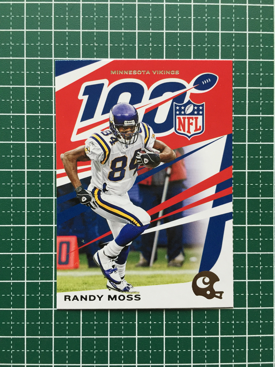 ★PANINI 2019 NFL CHRONICLES #58 RANDY MOSS［MINNESOTA VIKINGS］ベースカード 「NFL 100」 19★_画像1