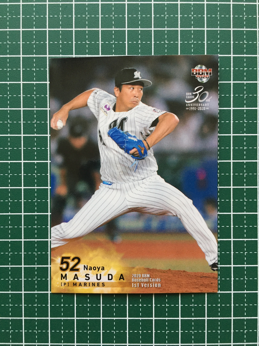 ★BBM 2020 プロ野球 1st バージョン #091 益田直也［千葉ロッテマリーンズ］レギュラーカード 20★_画像1