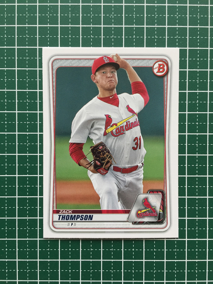 ★TOPPS MLB 2020 BOWMAN #BP-6 ZACK THOMPSON［ST. LOUIS CARDINALS］ベースカード PROSPECTS プロスペクト 20★_画像1