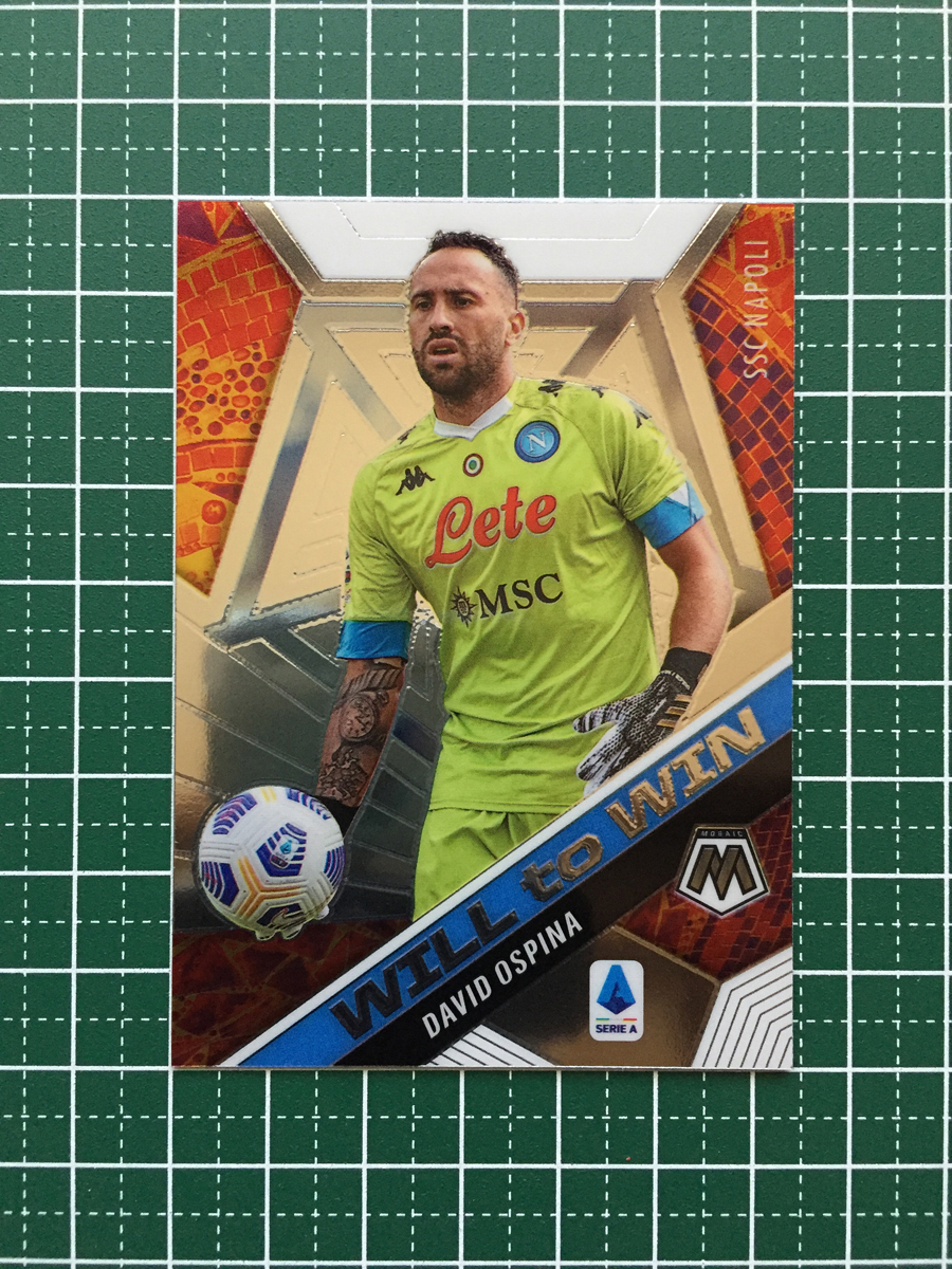 ★PANINI サッカー 2020-21 MOSAIC SERIE A SOCCER #36 DAVID OSPINA［SSC NAPOLI］インサートカード「WILL TO WIN」★_画像1