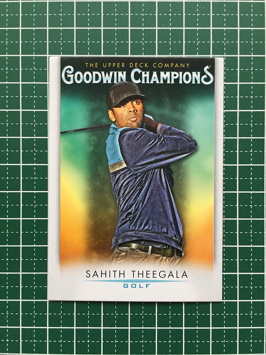 ★UPPER DECK 2021 GOODWIN CHAMPIONS #33 SAHITH THEEGALA［GOLF］ベースカード「BASE」★_画像1