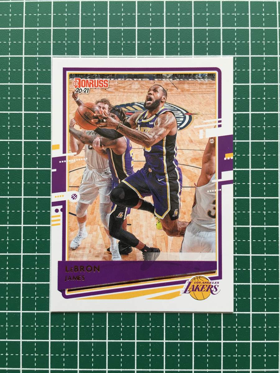 ★PANINI 2020-21 NBA DONRUSS #12 LEBRON JAMES［LOS ANGELES LAKERS］ベースカード「BASE」★_画像1