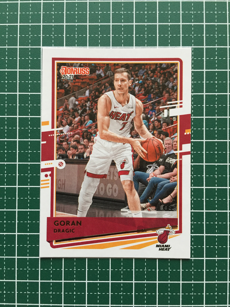 ★PANINI 2020-21 NBA DONRUSS #81 GORAN DRAGIC［MIAMI HEAT］ベースカード「BASE」★_画像1