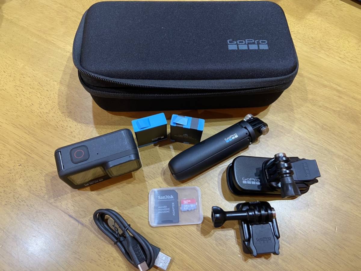 GoPro HERO9 Black ☆ 品☆実動利用少ないです! 新品128MB SD付 www