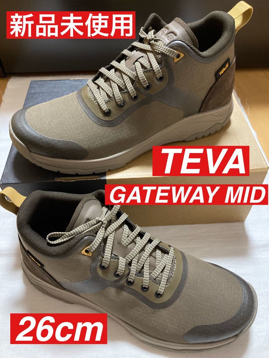 新品　TEVA テバ　ゲートウェイミッド　スニーカー　26cm ブラウン　チョコレートチップ　1115192 Teva アウトドア