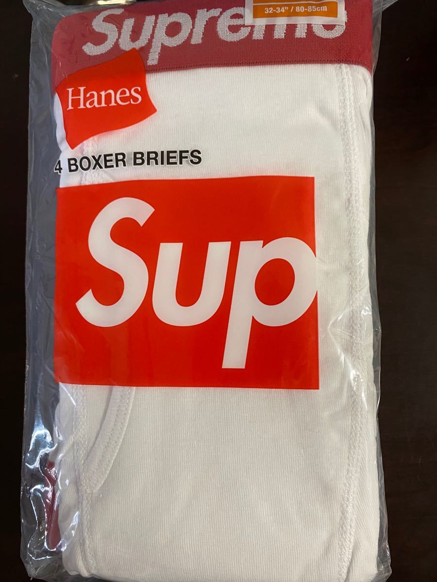 Supreme Hanes ボクサーパンツ Mサイズ　2枚　白黒