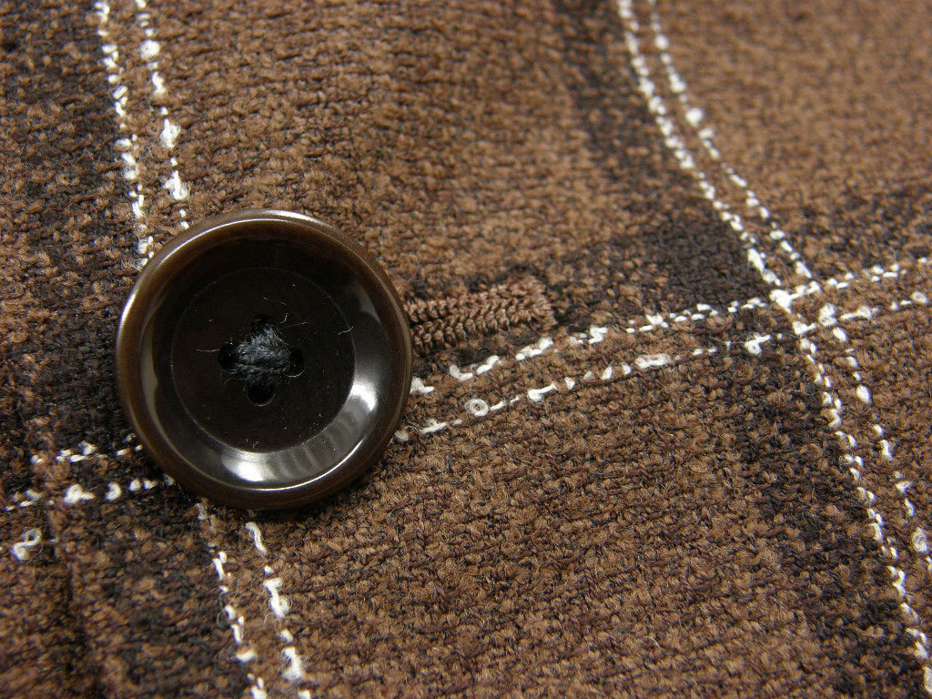 新品 BEAMS F × イタリア DI PRAY社 【日本製】 ブラウン チェック ジャケット 春秋 50 XL ★332927 ビームス_画像10