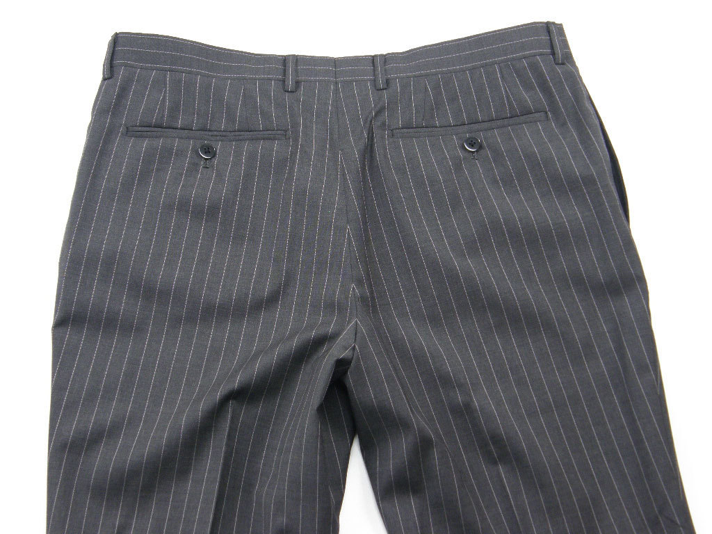  new goods Beams F × Loro Piana [ spring summer ] made in Japan stripe suit step return . gray regular price 10 ten thousand jpy 50 *332522 BEAMS F Beams F