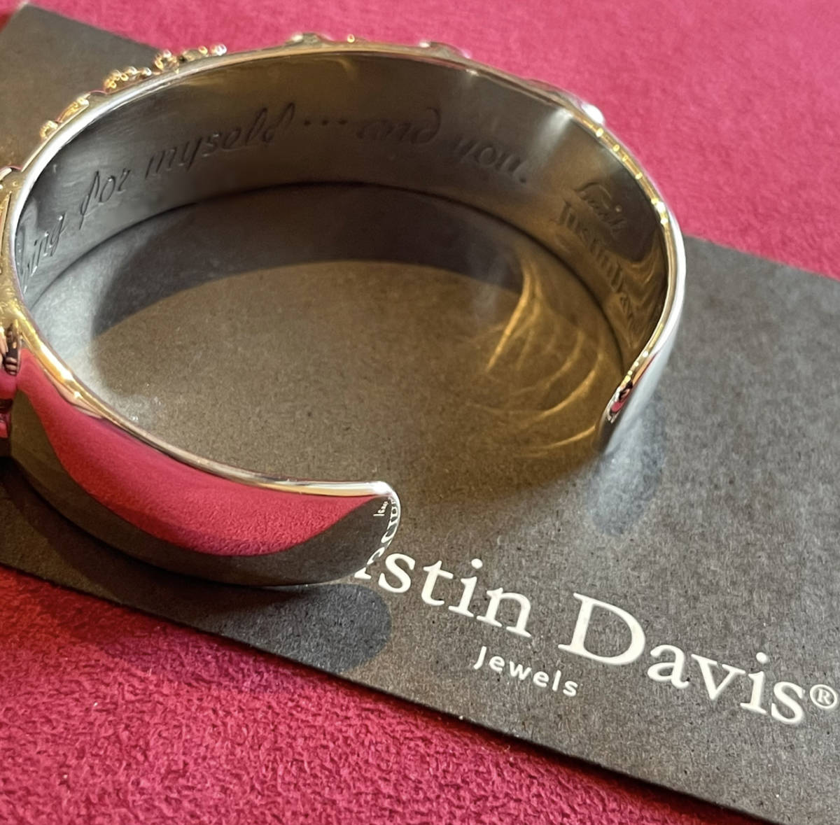 100個限定◆JUSTIN DAVIS×BASK◆クラウンバングル◆新品同様◆_画像4