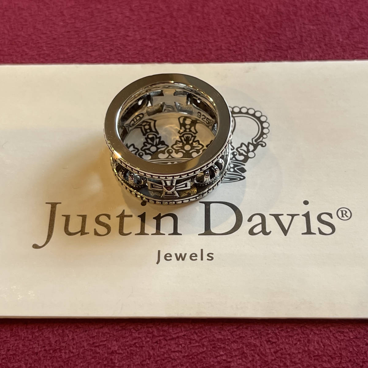 通販 人気】 新品◇JUSTIN DAVIS◇MEDIEVAL RING◇14号◇定価27,500円
