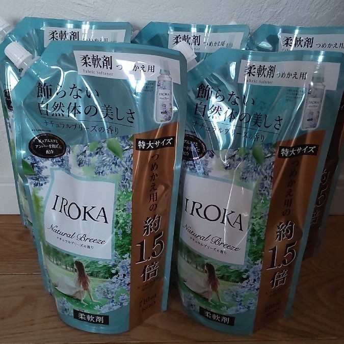 フレア フレグランス IROKA ナチュラルブリーズの香り(710ml*15袋)