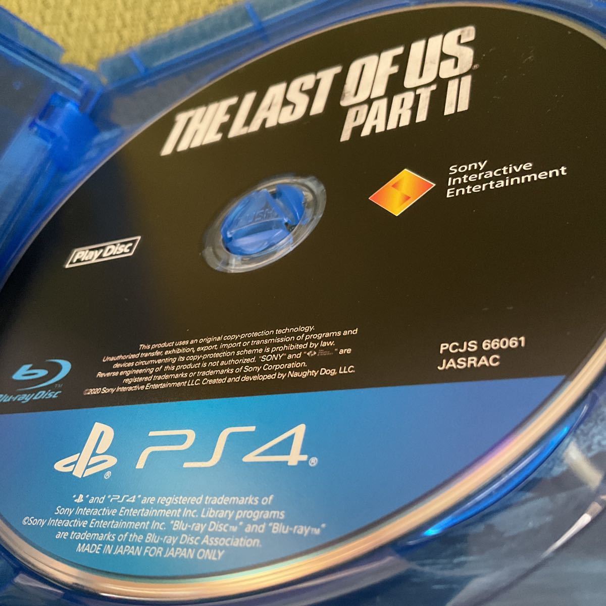 美品☆PS4 THE LAST OF US PART Ⅱ ラストオブアス パート2