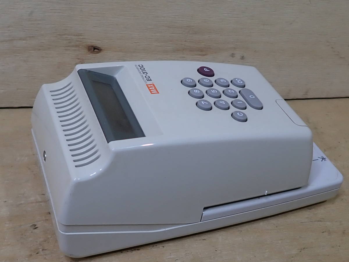  Max MAX electron check writer EC-310C rechargeable 