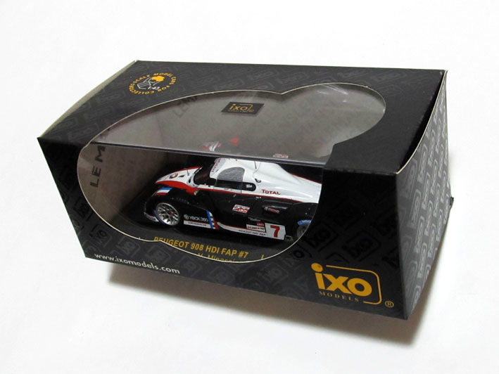 A★ixo 1/43★ Peugeot 908 HDi RAP/ プジョー 908 HDi RAP #7 ジャック・ビルヌーブ 2007 ルマン24時間_出品モデル