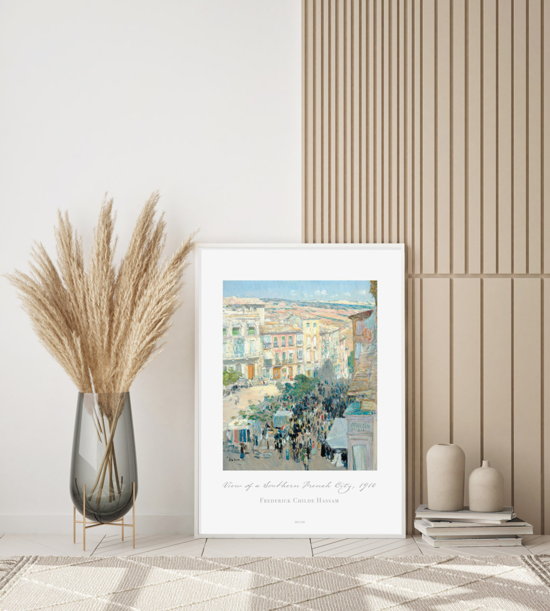 BROOMIN アートポスター チャイルドハッサム 南フランスの眺め 景色 風景画 絵画 B5 182×257mm AP165_画像3
