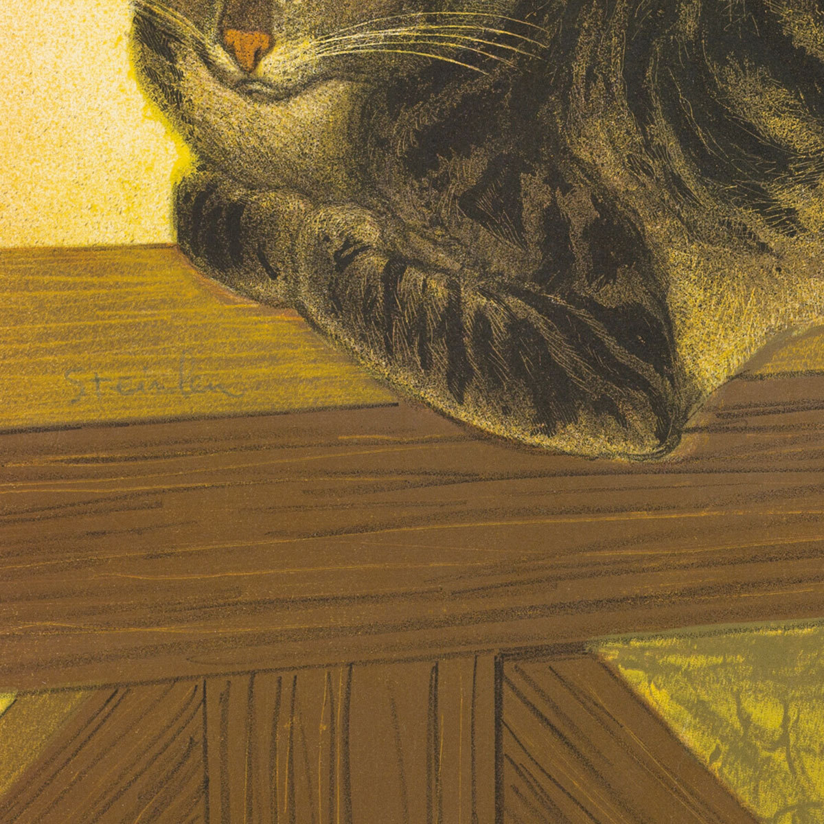 BROOMIN アートポスター スタンラン 猫 夏 絵画ポスター レトロ アンティーク B3 364×515mm AP033_画像4