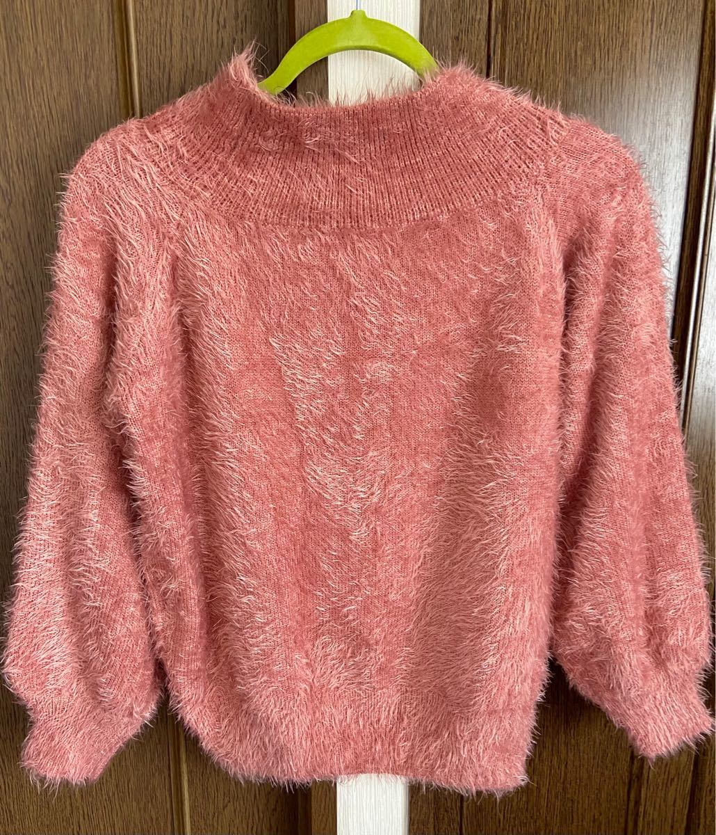 “最終SALE”One Wayのハイネックシャギーセーター