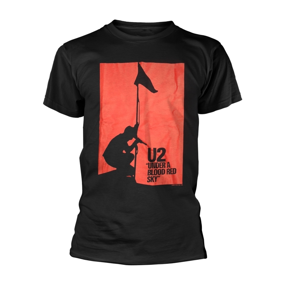 ★U2 Tシャツ BLOOD RED SKY 四騎 - S 正規品 ボノ Bono war The Unforgettable Fire ロック バンド Tシャツ_画像1