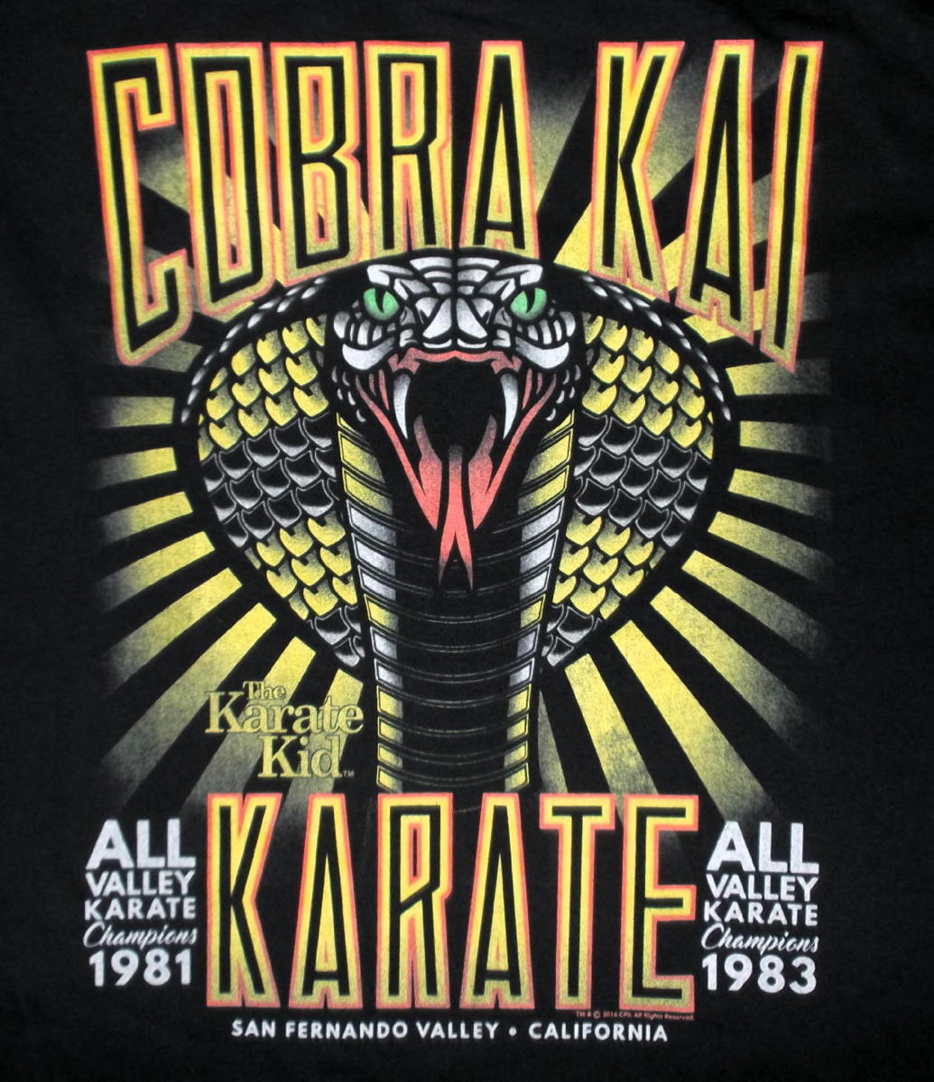 ★ベスト キッド Tシャツ コブラ会 THE KARATE KID COBRA KAI Tattoo - M 新品/正規品 映画_画像2