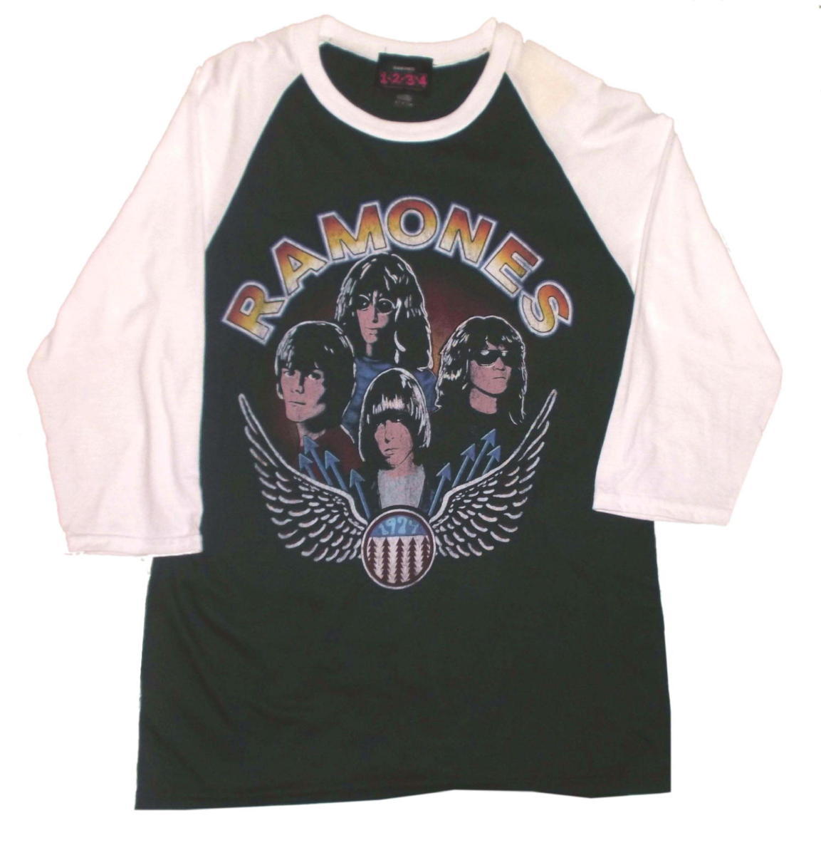 ★ラモーンズ ベースボール Tシャツ RAMONES WINGS - S 正規品 punk_画像1