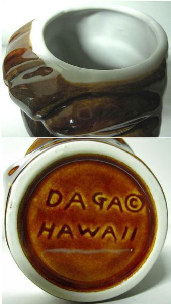 ★Vintage ハワイ HAWAIIANA サーファー ティキ マグ DAGA! tiki hawaii surfer mug_画像3