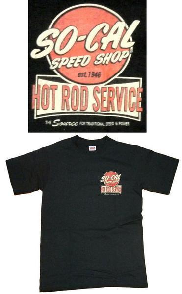 ★ソー キャル スピード ショップ Tシャツ So-Cal Speed Shop Hot Rod Service 黒S ホット ロッド_画像3