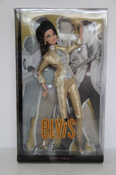 ★バービー ドール Barbie Loves Elvis ! ピンク ラベル ! 人形 エルヴィス プレスリー Presley rockabilly_画像2