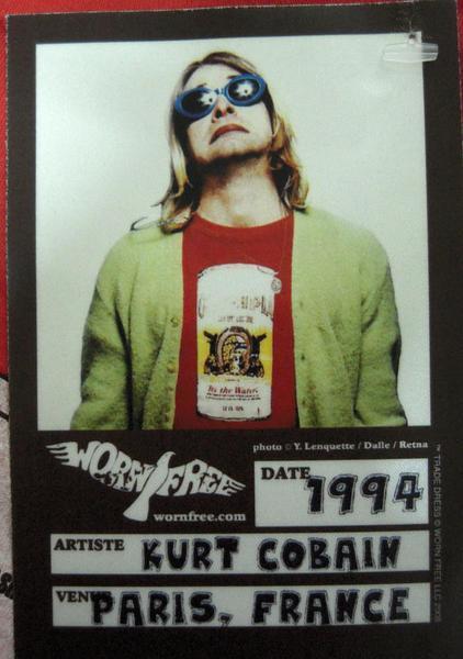 ★Worn Free カート コバーン Tシャツ Olympia - XS! nirvana kurt cobain beer