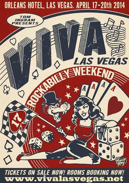☆Viva Las Vegas #17 シルクスクリーン ポスター Vince Ray
