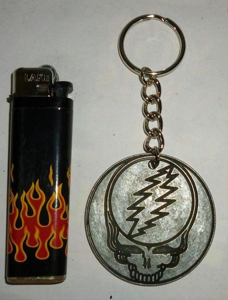* grate full dead metal key chain Grateful Dead Steal Your Face new goods regular goods accessory miscellaneous goods 