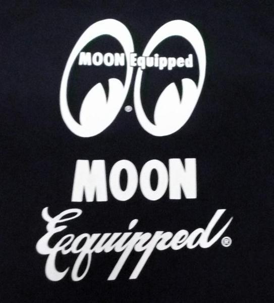 ★ムーンアイズ Tシャツ Equipped - L 黒 MOONEYES 正規品 アメ車_画像1