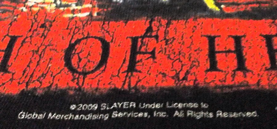 ★スレイヤー Ｔシャツ SLAYER SOUTH OF HEAVEN - M 正規品 スラッシュ メタル anthrax_画像4