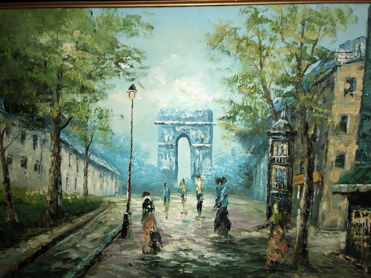 油絵 作者不明 パリ風景 item details | Yahoo! JAPAN Auction 油絵 作者不明 パリ風景 item details | Yahoo! JAPAN Auction