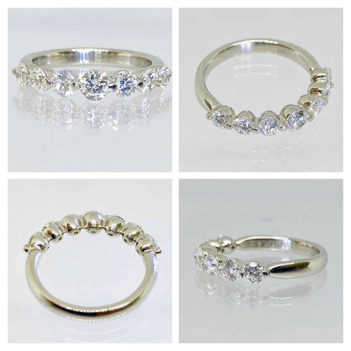 ☆SALE☆高品質ダイヤ 1カラット エタニティリング プラチナ製