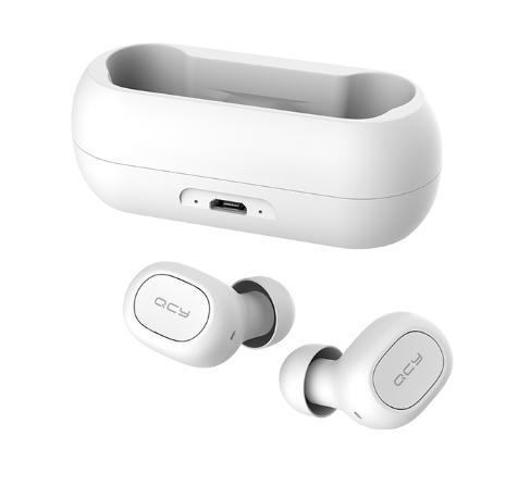 ☆最安値 QCY ワイヤレスイヤホン Bluetooth 5.0 ヘッドセット 自動ペアリング Hi-Fi 高音質 収納ケース 小型 軽量 iPhone Android _画像5