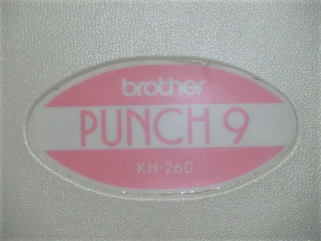 代引不可 ヤフオク! - Brother ブラザー 編み機 PUNCH9 KH-260 手芸 ハ