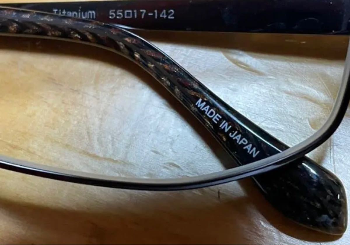 S.Ｔ.Dupont エス.テー.デュポン  DP-3099 ほぼ新品　IPチタン製眼鏡　純正付属品付