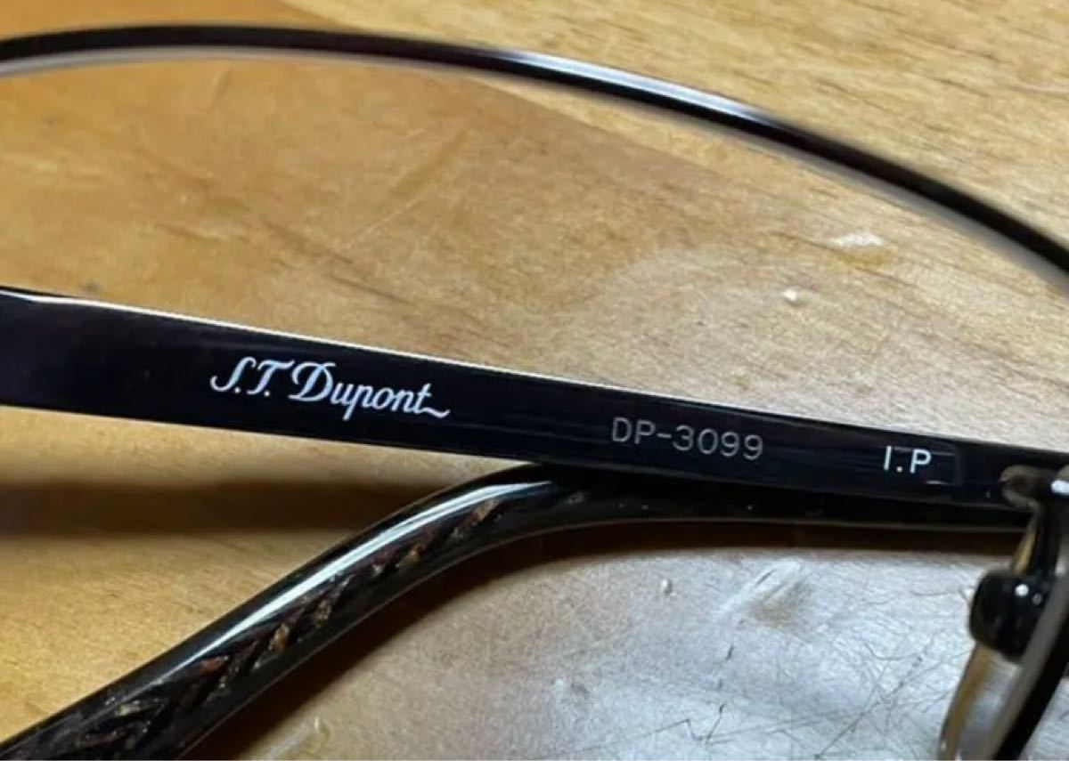 S.Ｔ.Dupont エス.テー.デュポン  DP-3099 ほぼ新品　IPチタン製眼鏡　純正付属品付
