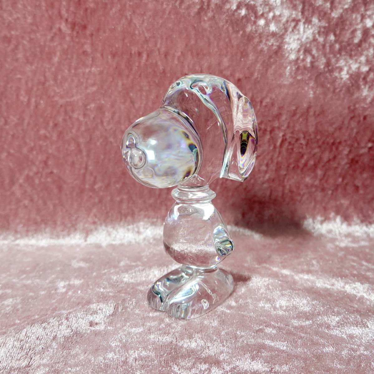 美品☆廃盤品☆Baccarat(バカラ)スヌーピー(初代)☆クリスタル
