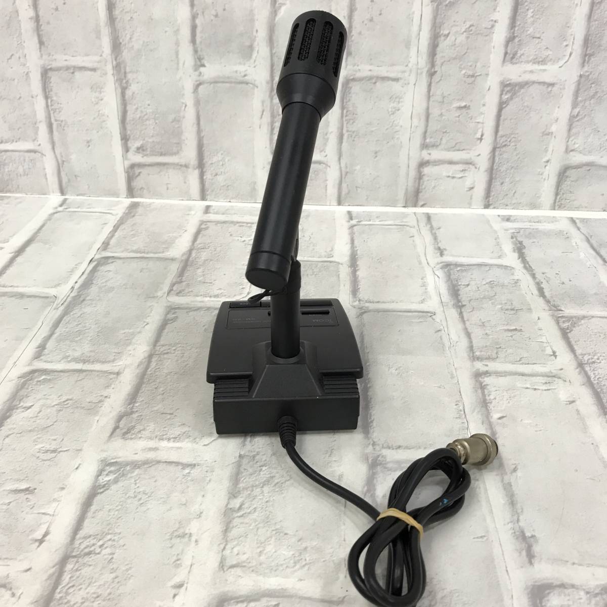 *[ Mike ]iCOM SM-20 desk top microphone used *T5-840