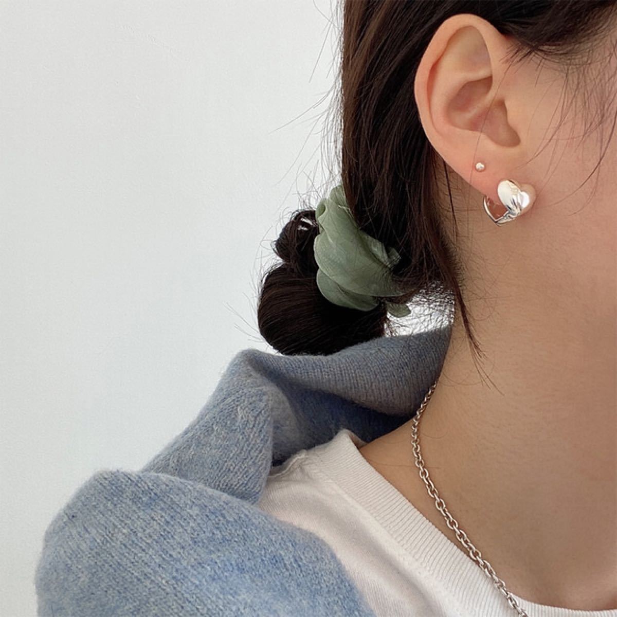 キャッアイダイヤピアス-