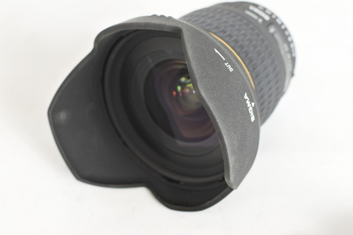 ▼SIGMA シグマ 20mm F1.8 EX DG ASPHERICAL レンズ Pentax用マウント Φ82 前後キャップ フード付属 ペンタックス_画像9