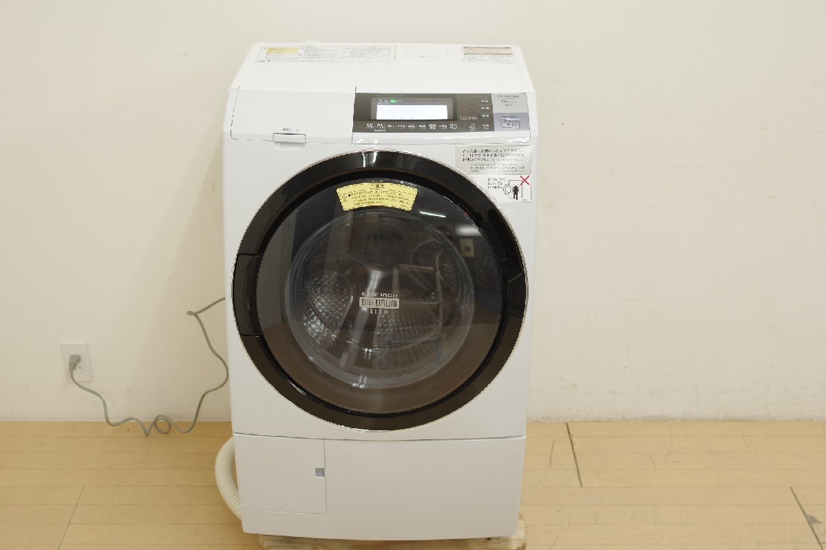 しておりま ヤフオク! HITACHI ドラム式洗濯乾燥機 BD-S8800L ビ 