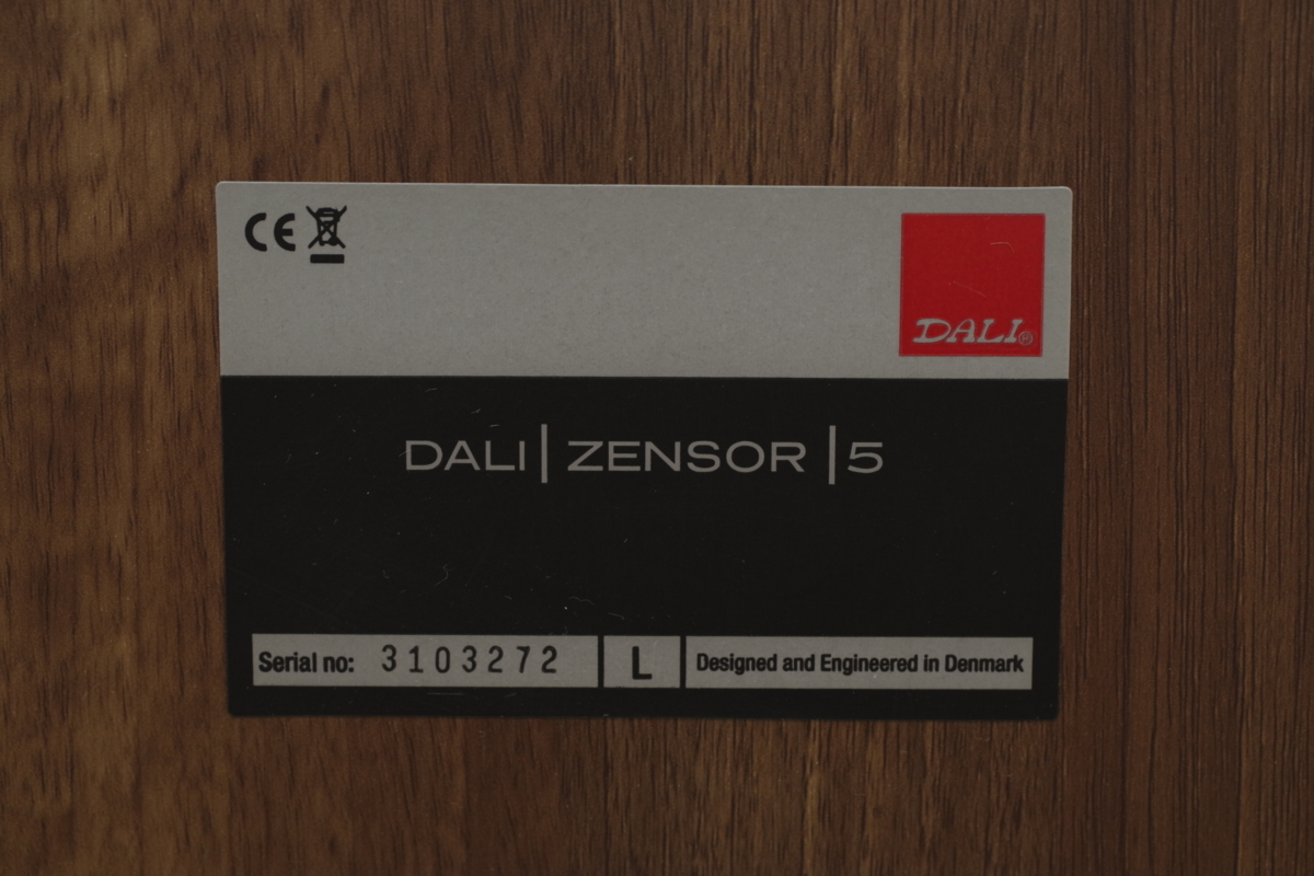 daliDALI ZENSOR 5 pair speaker sound out OK light walnut used audio tallboy 