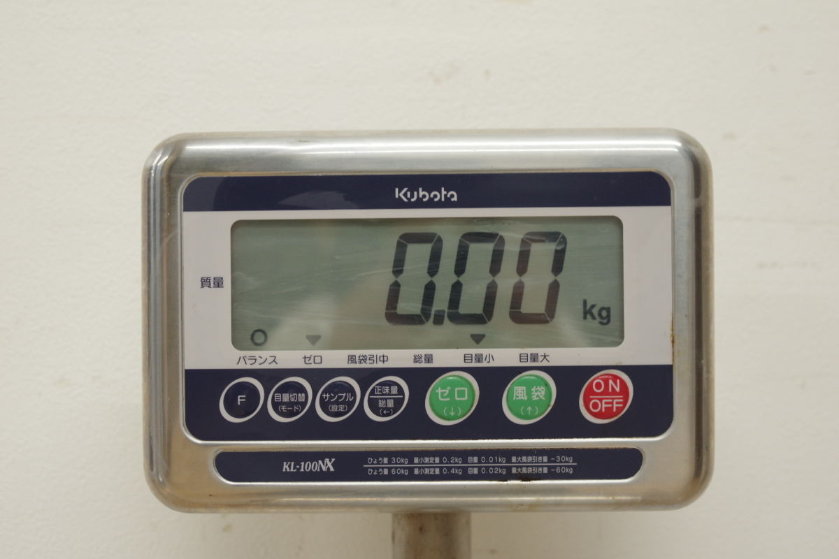 クボタ 電気抵抗線式はかり KL-100NX-K 乾電池式 デジタル クボタ 電気抵抗線式はかり KL-100NX-K 乾電池式 デジタル