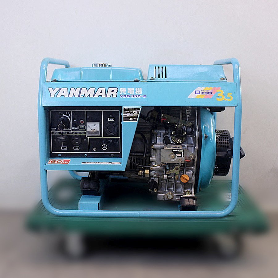 現状品】YANMAR/ヤンマー 3.5KVA ディーゼル発電機 セルスタート 現状品】YANMAR/ヤンマー 3.5KVA ディーゼル発電機 セルスタート
