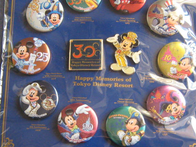 * новый товар нераспечатанный TDR Tokyo Disney resort 30 годовщина жестяная банка bachi комплект булавка bachi имеется Tokyo Disney Land Mickey Mouse - pinesHAPPINESS*