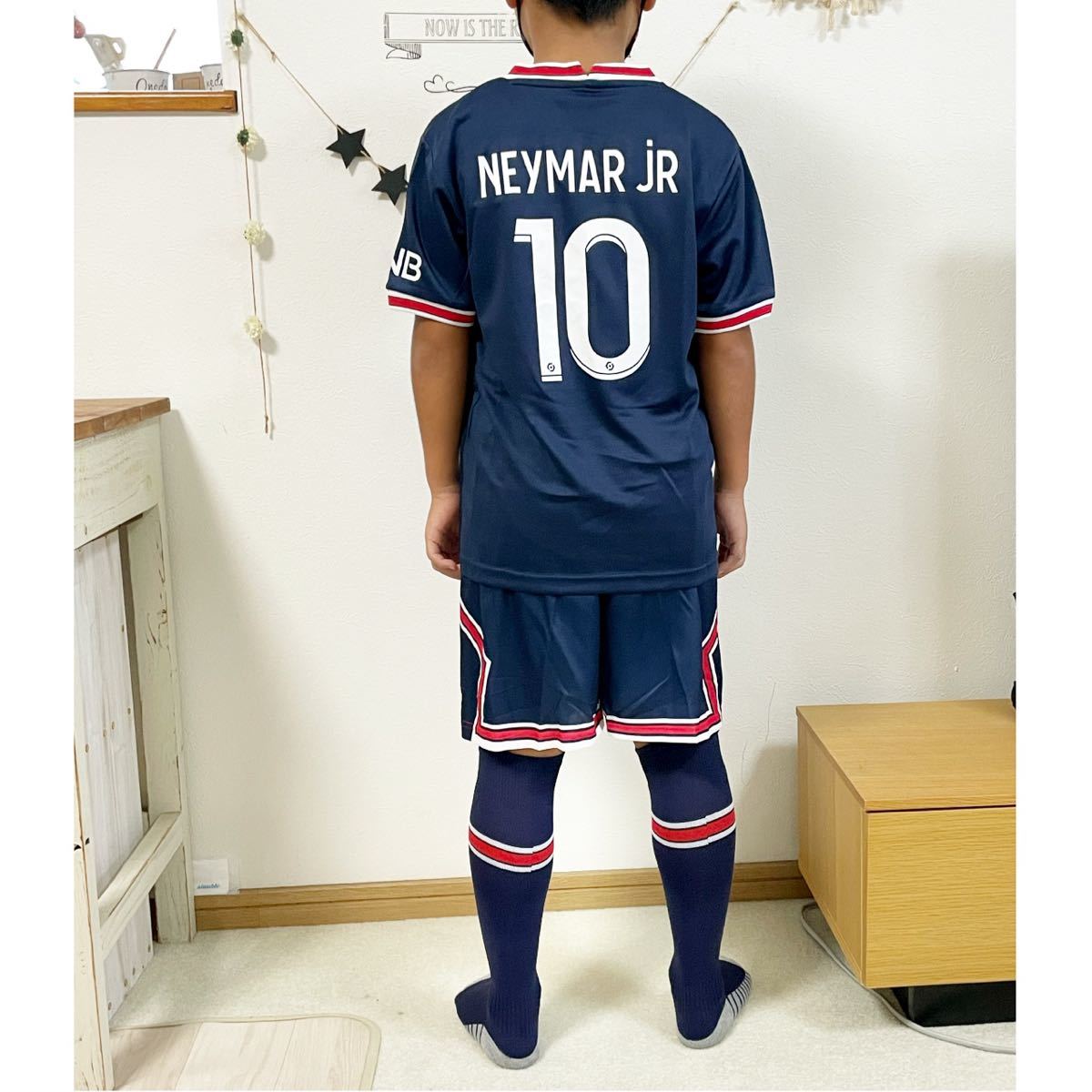 正規通販】【正規通販】サッカー ユニフォーム ネイマール パリサンジェルマン PSG 140cm K セットアップ